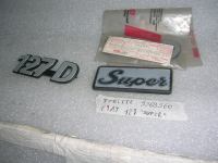 Scritte '' Super '' ''Fiat 127'' Fiat 127