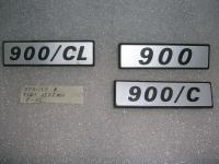 Scritte '' 900/cl-900-900/c'' Fiat 127