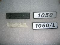 Scritte '' 1050-1050/l'' Fiat 127