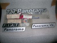 Scritte Posteriori '' 127 Panorama-Fiat Panorama-Panorama/CL'' Fiat 127 Panorama