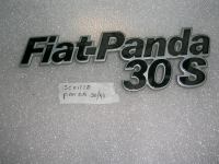 Scritta '' Fiat Panda 30 S'' Fiat Panda 30/45