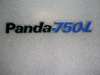 Scritta '' Panda 750 L'' Fiat Panda