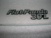 Scritta Grigia '' Fiat Panda 30 L'' Fiat 