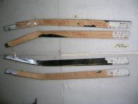 Modanature Vetri Fissi  Posteriori Destra E Sinistra Fiat 850 Coupe