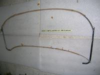 Modanatura Cornice Lunotto In Acciaio Fiat 1100 D