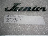 Scritta Posteriore Junior per Alfa GT