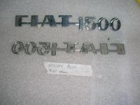 Scritta Posteriore Fiat 1500