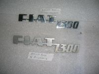 Scritta Posteriore  In Alluminio E In Acciaio Cromato Fiat 1300