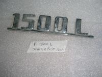 Scritta Posteriore Fiat 1500 L