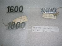 Scritte In ferro Fiat 124-1800
