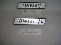 Scritta Posteriore In Ferro, Scritta Posteriore In Plastica Fiat 131