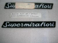 Scritta Posteriore In Plastica Fiat  131 Supermirafiori