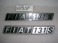 Scritta Posteriore In Ferro Fiat 131 