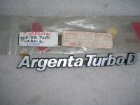 Scritta Posteriore Argenta Turbo D