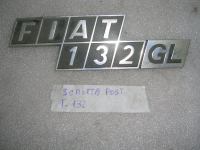 Scritta Posteriore Fiat 132 GL