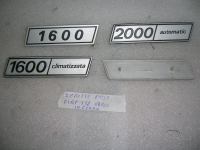 Scritte Posteriori in Ferro Fiat 132