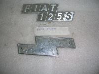 Scritta Posteriore In Ferro Fiat 125 S
