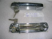 Maniglia Porta Anteriore Destra Cromata Con Chiave Fiat 124 Special 