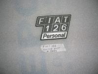 Scritta Posteriore In Ferro Fiat 126 Personal