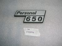 Scritta In Ferro  Personal 650  Per Fiat 126