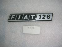 Scritta Posteriore Fiat 126 In Plastica