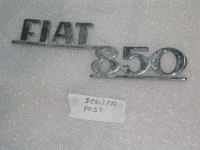 Scritta Posteriore In Ferro Fiat 850