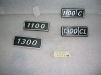 Scritte Posteriore 1100, 1300, 1100c, 1300Cl Per Fiat 128