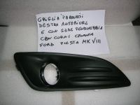 Griglia Paraurti Anteriore Destra Con Fendinebbia Con Cornice Cromata Ford Fiesta 2013 -2016