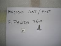 Bulloni Anteriore e Posteriori Fiat Panda 750 