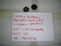 Coppia Supporto Anteriore Piu Posteriore Fissaggio Laterale Fiat Tipo\Tempra Alfa155 
