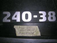 Sigla Laterale fiat Iveco 240-38