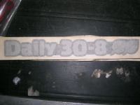 Scritta  Adesiva Laterale Daily 30-8