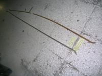 GocciolatoioSinistro Cromato Fiat Regata  Lunghezza 134 Cm