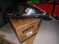 Proiettore Destro Ford Fiesta  Del 2008 Con Parabola Nera 