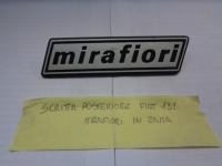 Scritta Posteriore Fiat 131 Mirafiori In Zama 