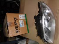 Proiettore Sinistro Bmw Serie 1 Con Parabola Cromata 