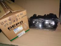 Proiettore Sinistro Versione ZKW Bmw Serie 3  E36  Berlina -Coupe Dal 1995 Al 1999 ( Vetro Con Gocce )