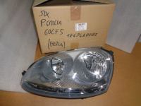 Proiettore Sinistro Volkswagen Golf 5 Con Parabola Grigia 