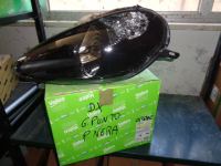 Proiettore Destro H4 Con Motore Elettrico  Fiat Grande Punto  Con Parabola Nera 