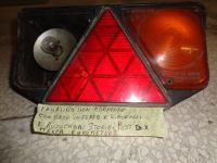 Fanalino Destro Non Completo Con Base In Ferro Per Rimorchi E Autocarri Storici  