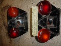 Fanalino Posteriore Destro = Sinistro In Ferro Per Rimorchi E Autocarri D'epoca 