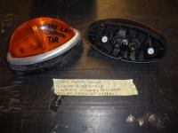 Coppia Fanalini Per Freccia Completo Di Supporto In Gomma Per Autocarro /Camion / Furgone 