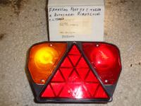 Fanalino Posteriore Sinistro Con Supporto Targa Per Autocarri O Rimorchi 