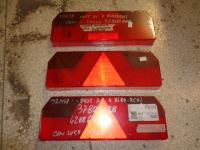 Trasparente Posteriore Destro + Sinistro Per Rimorchi Con Luce Targa  