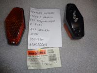 Fanalino Freccia Laterale Arancio Con Supporto Nero Per Fiat 619-684-690 