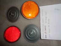 Catarifrangente Rosso E Arancio Con Base In Ferro 