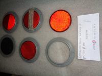 Catadriotto Rosso Con Base In Plastica Diametro 11