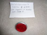 Catarifrangente Tondo Di Diametro 043 Mm Con Supporto In Ferro 