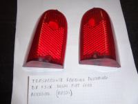 Trasparente Fanalino Posteriore Destro + Sinistro Fiat 1100 