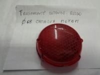 Trasparente Rotondo Rosso 